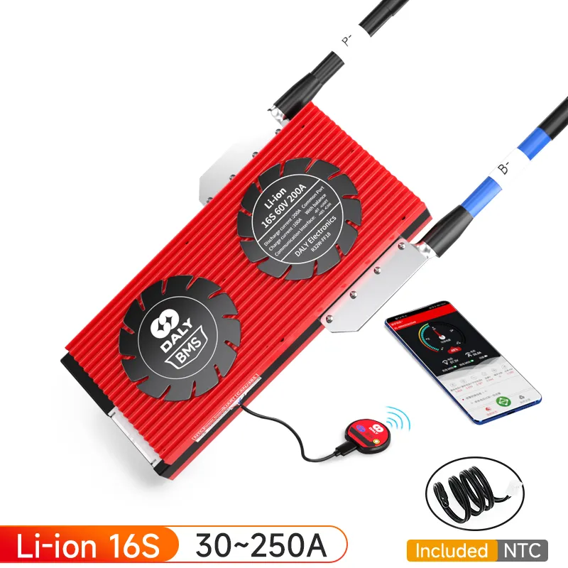 Lithium battery protection board smart bms 3s 4s 16s bms lifepo4 36v 48v 200ah bms for lifepo4 battery · image 2