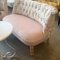 Tabouret de maquillage en bois massif de style français, luxe léger, une place, pour chambre de fille