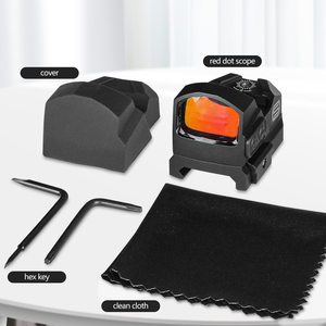 Lunette de visée tactique SPINA OPTICS 1x24x17 avec point rouge pour la chasse réelle, en alliage d'aluminium durable - Product Image 6