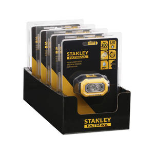 Linterna frontal Stanley Fatmax de 200 lúmenes con sensor de movimiento LED IP54 - Product Image 1
