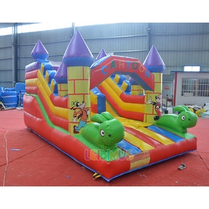 Casa de rebote inflable tobogán de agua Combo comercial castillo hinchable <span class=keywords><strong>Mickey</strong></span> tobogán seco inflable CASTILLO DE SALTO para niños - Product Image 4