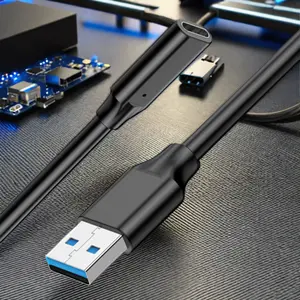 Kabel ekstensi adaptor USB 0.5 tipe A ke Tipe C, kabel ekstensi adaptor tipe C, kabel proyeksi layar, kabel pengisian daya ponsel 3.1 M