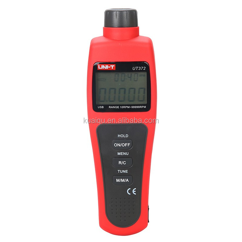 UNI-T UT372 Numérique ÉCRAN LCD USB Interface TR/MIN Gamme 10 TR/MIN-99999RPM Tachymètre Numérique Sans Contact
