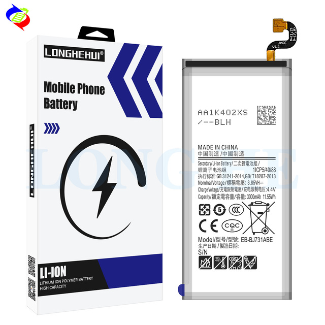Original Replacement Phone Battery EB-BJ731ABE for Samsung J731 C710 C8 J7+ J7310  Li-ion 3000mAh 3.85V BATTERY
