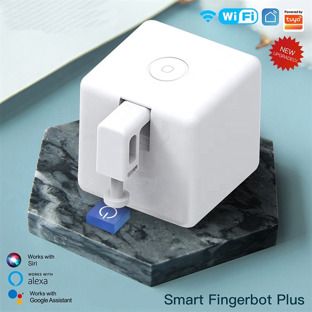 Smart Switchbot Button Pusher Smart Robot BT Fingerbot Tuya App Timer Control for Light Switch Doorbell Coffee Maker Fan