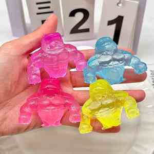 Popular Juguete Antiestrés de Malta de 8cm con Forma de Gorila, de TPR, Portátil, Regalo para Niños y Adultos, para una Fácil Descompresión del Estado de Ánimo - Product Image 3