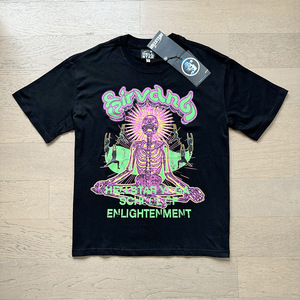 Camiseta Rep Hell Star para Hombre, Estilo <span class=keywords><strong>Vintage</strong></span>, Lavada, con Letras Impresas, Manga Corta, Alta Calidad, 100% Algodón, Ropa Urbana con Etiqueta NFC - Product Image 3