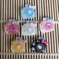 Breloques en résine en forme d'appareil photo pour la fabrication de bijoux, les loisirs créatifs, les fournitures de scrapbooking, accessoires de loisirs créatifs Kawaii