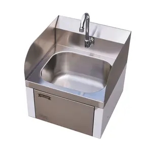 Professional Durable wall hung single bowl kitchen sink for hotel kitchen
