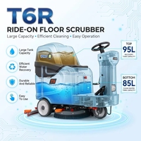 Autolaveuse industrielle Alton T6R avec réservoir de solution de 85 L et réservoir de récupération de 95 L