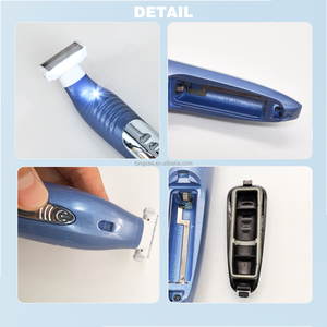 Tondeuse Électrique Rechargeable USB Haute Performance à Piles Sèches pour Cheveux, <span class=keywords><strong>Barbe</strong></span> et Corps pour Hommes, avec Lame de Précision pour Zones Intimes - Product Image 3