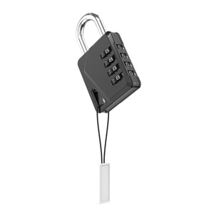 Ch-613 Zinc Alloy 4-Digit Combination Padlock With Name Tag For Gym <b>Locker</b> Warehouse Cabinet Door Bag Security - Product Image 4