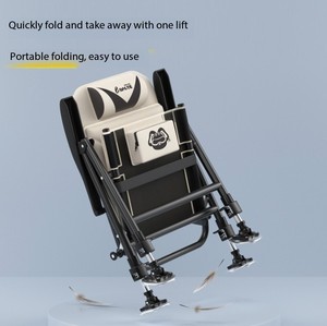 Sedia da Pesca Reclinabile Stile Europeo, Pieghevole, Portatile, Multifunzione, Vendita Diretta dalla Fabbrica - Product Image 6