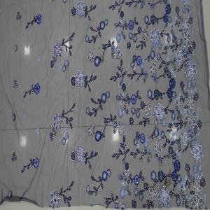 Vestido de fiesta bordado 3D de diseño de marfil, malla de encaje, tela bordada de tul - Product Image 3