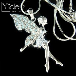 Brillante azul <span class=keywords><strong>de</strong></span> <span class=keywords><strong>hadas</strong></span> tinker bell Ángel colgante para regalo <span class=keywords><strong>de</strong></span> Navidad - Product Image 4