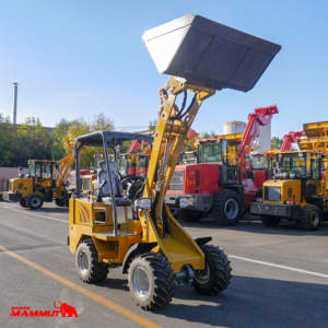 Mammut WL10 0.8 Ton PWG Sistem Hidrostatik Mini Sekop Kompak Front End Mini Wheel <span class=keywords><strong>Loader</strong></span> untuk Pertanian - Product Image 6