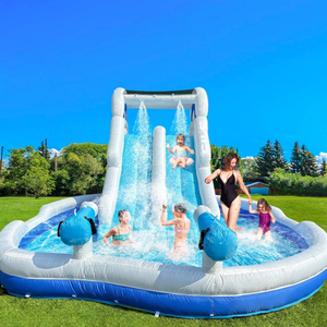 Tobogán Acuático Inflable Comercial para Niños, Castillo Inflable Grande y Económico, Brincolín, Castillo Hinchable, Brincolín para Adultos, Grande - Product Image 1