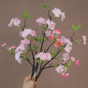 Fleurs de cerisier artificielles Ruilisi, fleurs en soie blanches réutilisables, décoration de mariage, décoration de la maison, accessoires de photographie en extérieur - Product Image 4