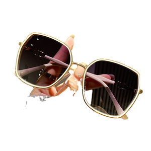 Lunettes de soleil femme été soleil UV it nouvelle mode grand visage lunettes de soleil amincissantes polariseur de sens avancé - Product Image 1