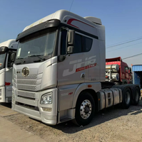 Camion tracteur FAW JH6 6x4 d'occasion, 500 ch, Euro 5, conduite à gauche, véhicule de transport logistique