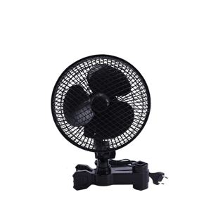Portable 8 pouces Clip ventilateur forte pince poignée Rotation à 120 degrés réglage à deux vitesses Durable PE intérieur plantation tentes petite taille - Product Image 1