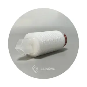 Cartucho de filtro de agua de alto flujo de fabricante experimentado para cartucho de filtro de membrana de filtro de aire químico semiconductor