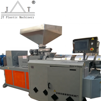 Granulateur de disque d'extrudeuse à vis unique de flocons mélangés de HDPE 300 kg/h