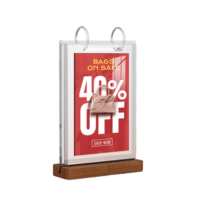 Pratico Espositore da Banco Regolabile in Acrilico, Vetrina Trasparente per Negozio, Promozione e Fornitura al Dettaglio - Product Image 5