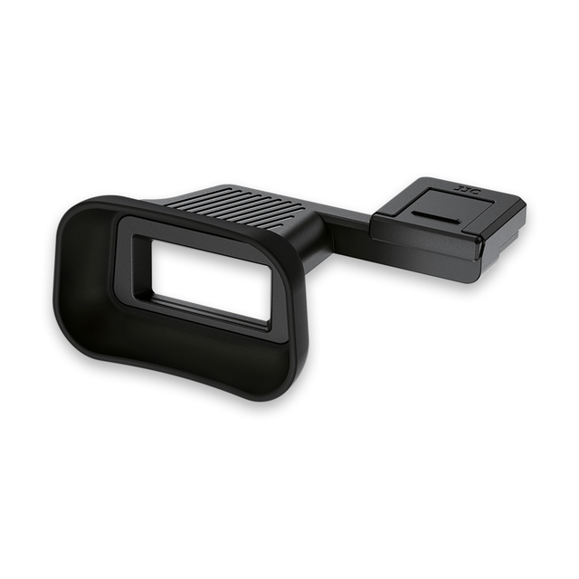 JJC Black Comfortable ABS+Silicone Long Eyecup Eyepiece Camera Accessory for A7C II and A7CR with One Year Warranty