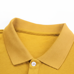 T-shirt polo en coton pour hommes fabriqué sur mesure Tissu doux respirant et confortable Streetwear décontracté Usine OEM - Product Image 3