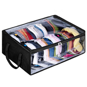 กล่องเก็บเสื้อผ้า หมวก ของใช้ส่วนตัว แบบพับได้ ผ้าไม่ทอ กันน้ำ สำหรับจัดเก็บหมวกและเสื้อผ้า - Product Image 1