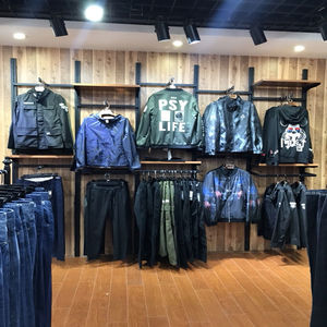 Mingtang bé trẻ em người lớn Boutique cửa hàng quần áo quần áo ăn mặc bán lẻ <span class=keywords><strong>Rack</strong></span> hiển thị tường đứng cho cửa hàng quần áo cửa hàng - Product Image 2