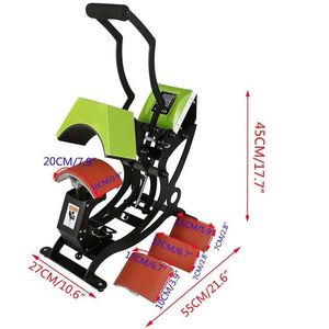เครื่องรีดร้อนแบบประหยัดคุ้มค่าที่สุด ขนาดใหญ่ 10*22 ซม. สำหรับงานพิมพ์แบบซับลิเมชั่นบนหมวก เครื่องพิมพ์ขนาดเล็ก - Product Image 4
