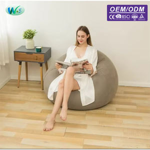 Sillones <span class=keywords><strong>Inflables</strong></span> Personalizados OEM/ODM, Puf de Tela de Terciopelo, <span class=keywords><strong>Puff</strong></span>, Sofá, Tatami, Sillones <span class=keywords><strong>Puff</strong></span> para Sala de Estar - Product Image 2