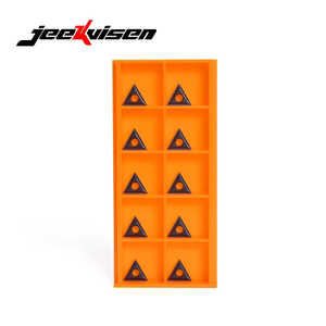 Jeekvisen High Quality Black Super Hard TCMT110202-LF CNC Turning Inserts <b>Cemented</b> <b>Carbide</b> Cutting Tools - Product Image 2