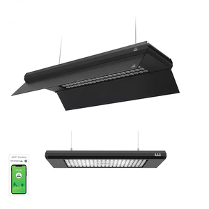 Lampe <span class=keywords><strong>LED</strong></span> pour <span class=keywords><strong>aquarium</strong></span> WEEK <span class=keywords><strong>AQUA</strong></span> 120W à spectre complet avec contrôle par application RGB UV pour <span class=keywords><strong>aquarium</strong></span> d'eau douce de <span class=keywords><strong>20</strong></span> à 72 pouces, éclairage intelligent - Product Image 2