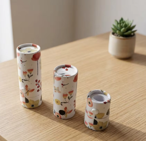 Biodegradable High-End Custom Cylindrical Child Waterproof Paper Tube <b>Box</b> with Safety Buckle for Cosmetics Eco Packaging - Product Image 1