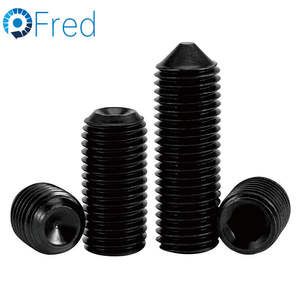 ANSI/ASME 10.9/12.9 Alloy Steel Hexagon <b>Socket</b> Grub Screw DIN913/DIN914/DIN916 Stainless Steel SS304 for Various Applications - Product Image 1