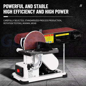 2-in-1 Belt Disc Sander Electric <b>Bench</b> Grinder Sanding Polishing Machine for Wood Metal Grinding DIY Workshop <b>Tools</b> - Product Image 4