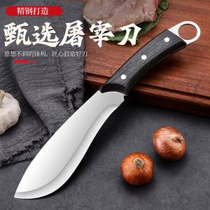 Outdoor Forged Stainless Steel Meat Cleaver 16.3 Cm Blade Sharp Household Butcher Knife For Pig Slaughtering And Camping Use - Product Image 1