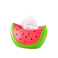 Großhandel Niedliche und Kreative Wassermelonen-Taschentuchbox Wohnzimmer Desktop-Taschentuchspender Luxuriöse Dekorative Papierbox Ornament
