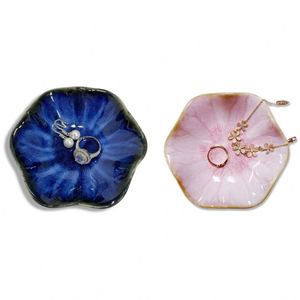 Dish, <b>Ceramic</b> Trinket Tray, Small Dish Key Bowl, <b>Ring</b> Tray Jewelry, Gifts for Friends Daughter Mother - Product Image 1