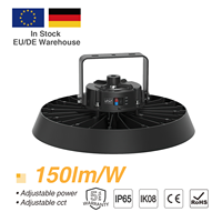 IES LDT 100W 150W 200W UFO LED High Bay Light IP65 IK08 150lm/W CE RoHS Capteur en option