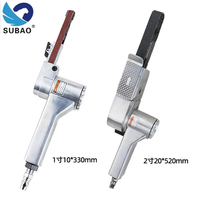 Meuleuse pneumatique SUBAO 3/8 avec bandes abrasives pour le polissage
