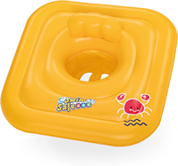 Bouée de natation gonflable carrée en PVC à 3 anneaux, flotteur portable pour enfants, idéale pour l'apprentissage de la natation - Vente chaude