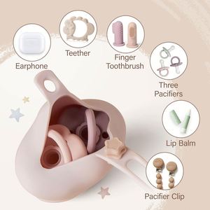 Estuche Protector de Silicona para Chupetes con Logotipo Personalizado, 3.7 Pulgadas, con Cordón Elástico, para Niñas y Niños - Product Image 3