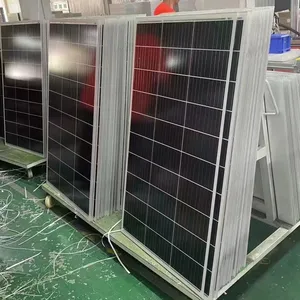 Monokristalline Solarpanels 450 W 550 W Solarzelle Solarpanelsystem für Zuhause 48 V vollschwarz