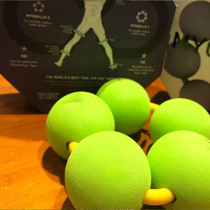 Rullo in schiuma EVA personalizzabile con sfere, strumento trigger point a 360 gradi per uomo e donna, per fascite <span class=keywords><strong>plantare</strong></span>, gomito del tenista, sollievo in IT giorni - Product Image 4