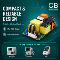 Fabricant d'adaptateurs d'alimentation AC/DC 12V 18V 24V 36V 48V 0.5A 10A, carte de circuit électronique, assemblage de circuits imprimés, 135W 144W 150W