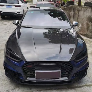 ฝากระโปรงหน้าคาร์บอนไฟเบอร์สีดำ OUER สำหรับ Audi A5 ปี 2017-2024 ติดตั้งแบบ Bolt-On สภาพใหม่ รับประกัน 1 ปี - Product Image 4
